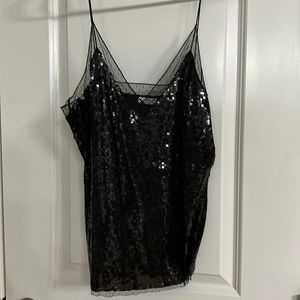 Free People Intimates sequin tank.
